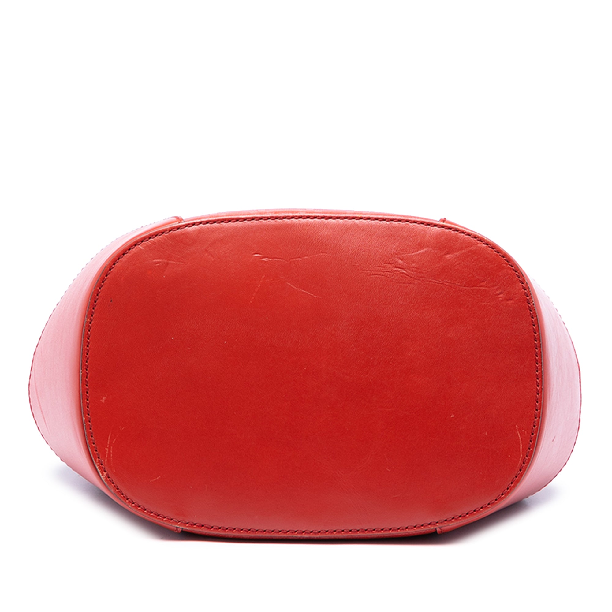 Diamante Leather Bright Bucket Bag - Image 3