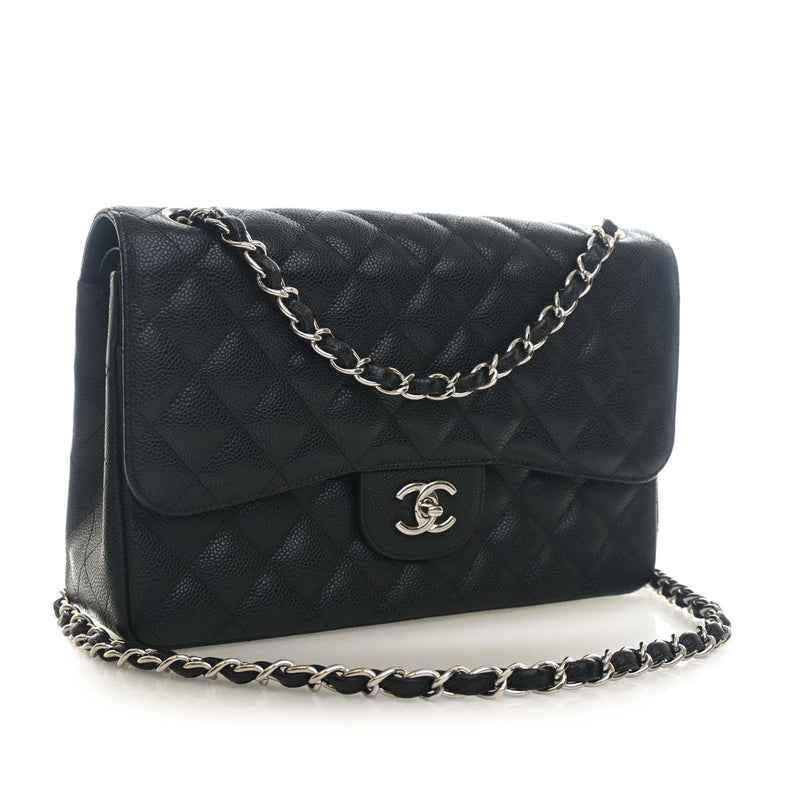 Jumbo Classic Caviar Double Flap - Image 2