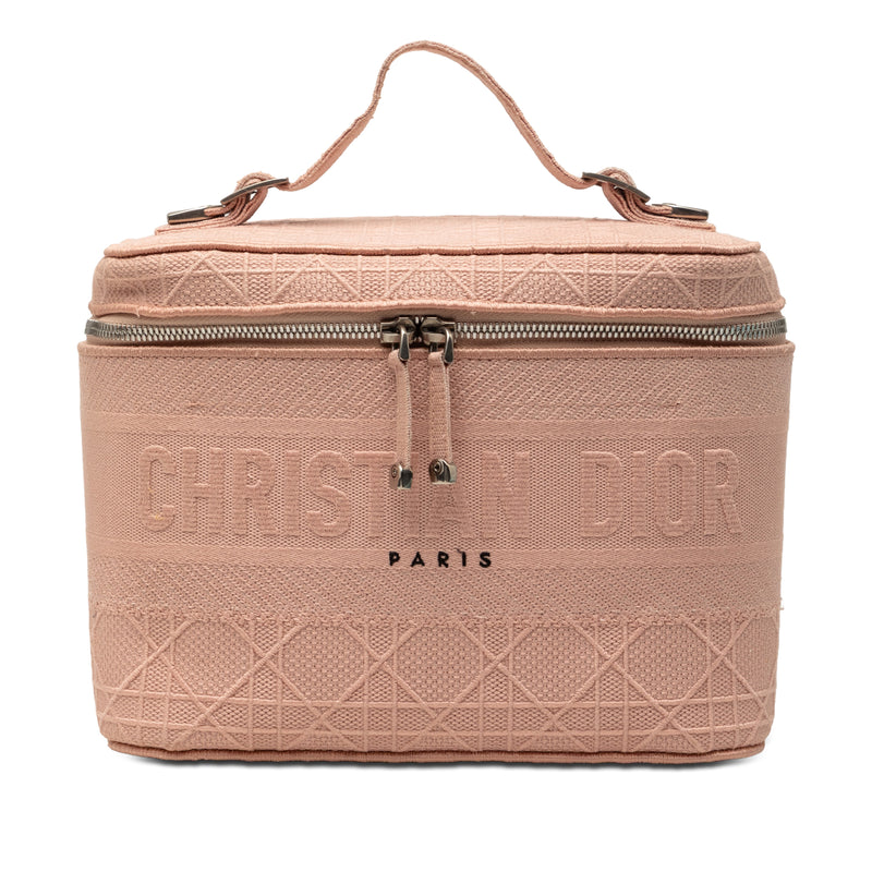 Diortravel Canvas Cannage D Lite Vanity Case