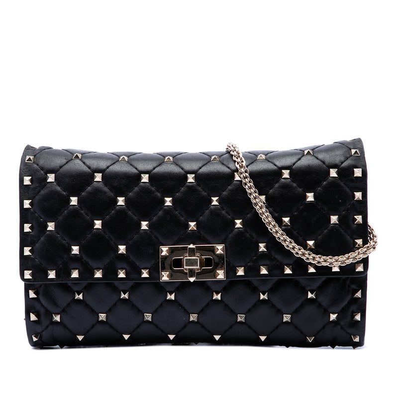 Nappa Rockstud Spike Wallet On Chain