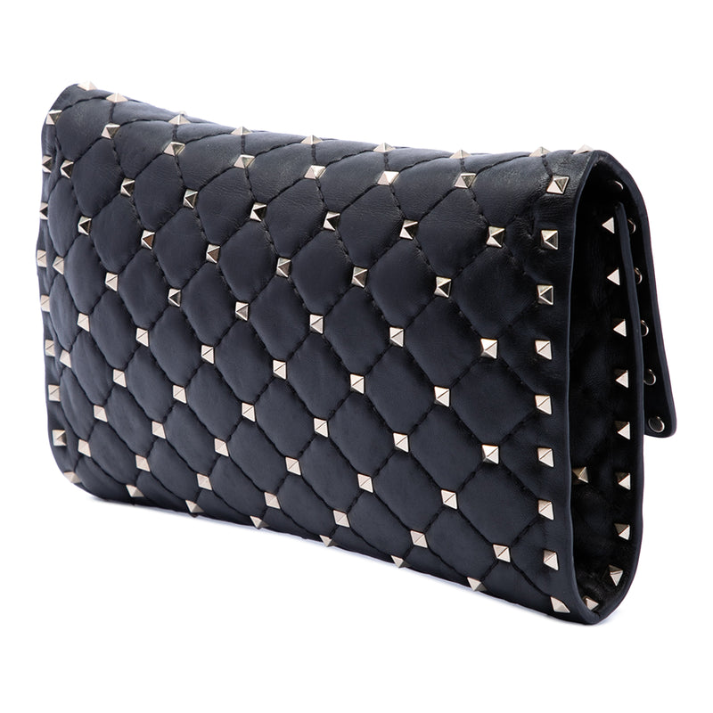 Nappa Rockstud Spike Wallet On Chain - Image 2