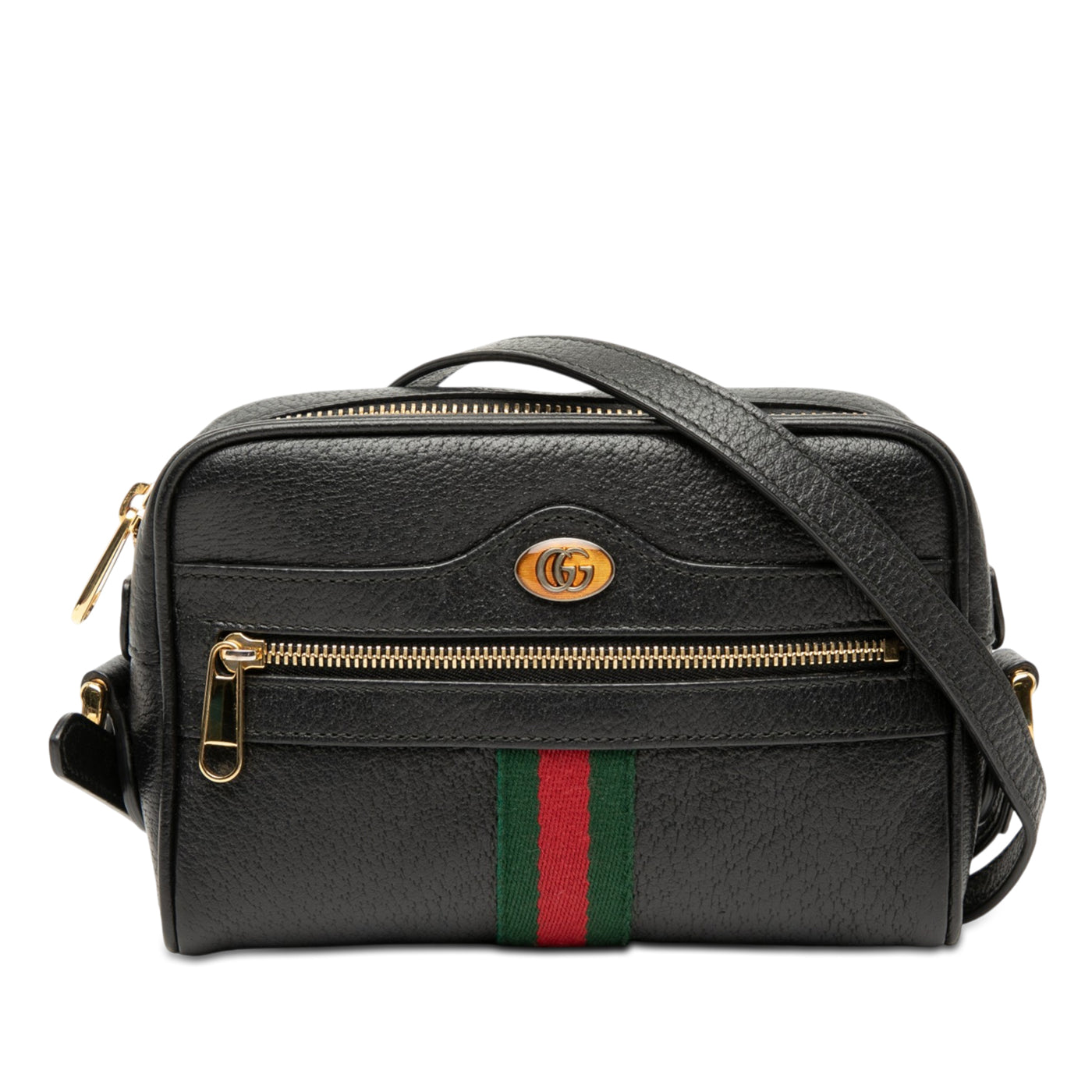 Mini Calfskin Web Ophidia Crossbody - Image 1