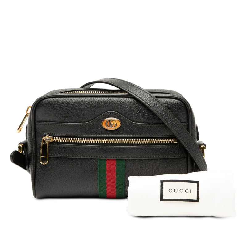 Mini Calfskin Web Ophidia Crossbody - Image 8