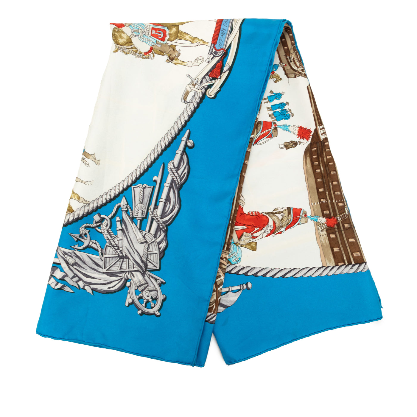 Marine et Cavalerie Silk Scarf 90 - Image 1