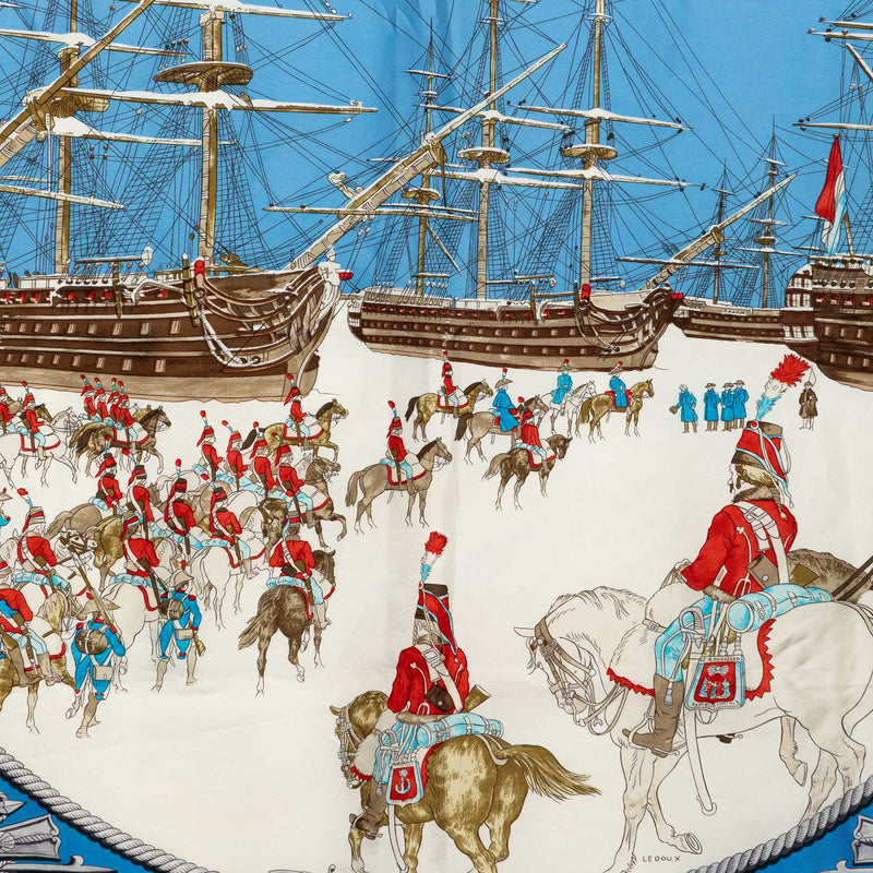 Marine et Cavalerie Silk Scarf 90 - Image 2