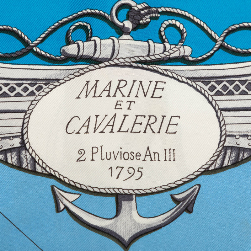 Marine et Cavalerie Silk Scarf 90 - Image 3