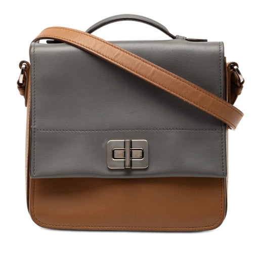 Bicolor City Calf Satchel - Image 1