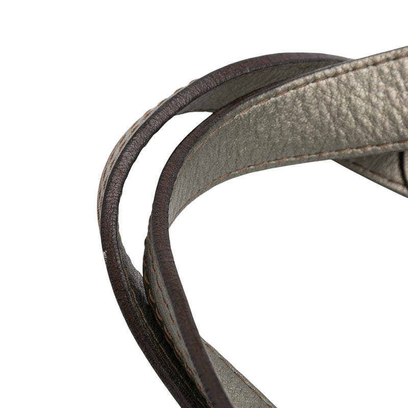 Metallic Leather Fiesta Satchel - Image 10