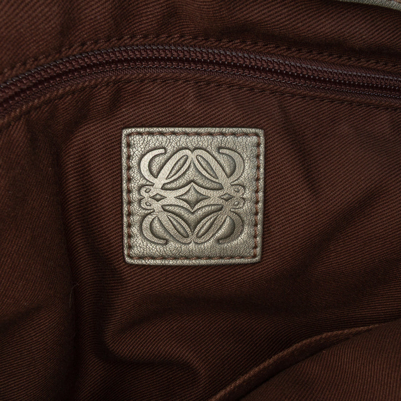 Metallic Leather Fiesta Satchel - Image 5