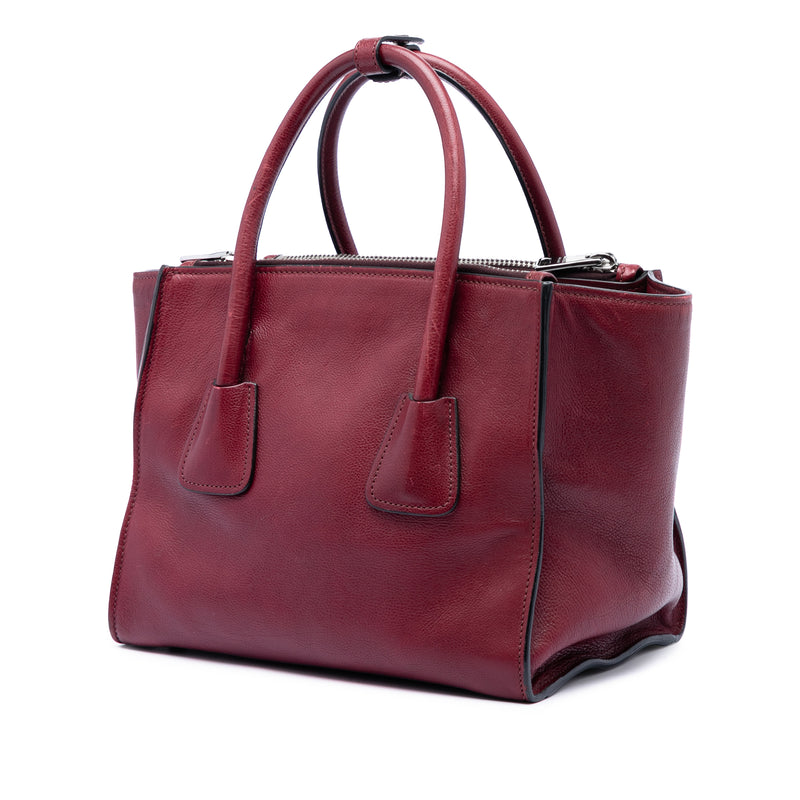 Glace Calf Twin Pocket Satchel - Image 2