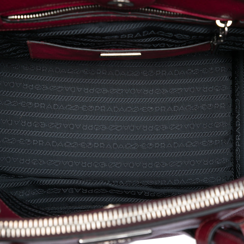 Glace Calf Twin Pocket Satchel - Image 4