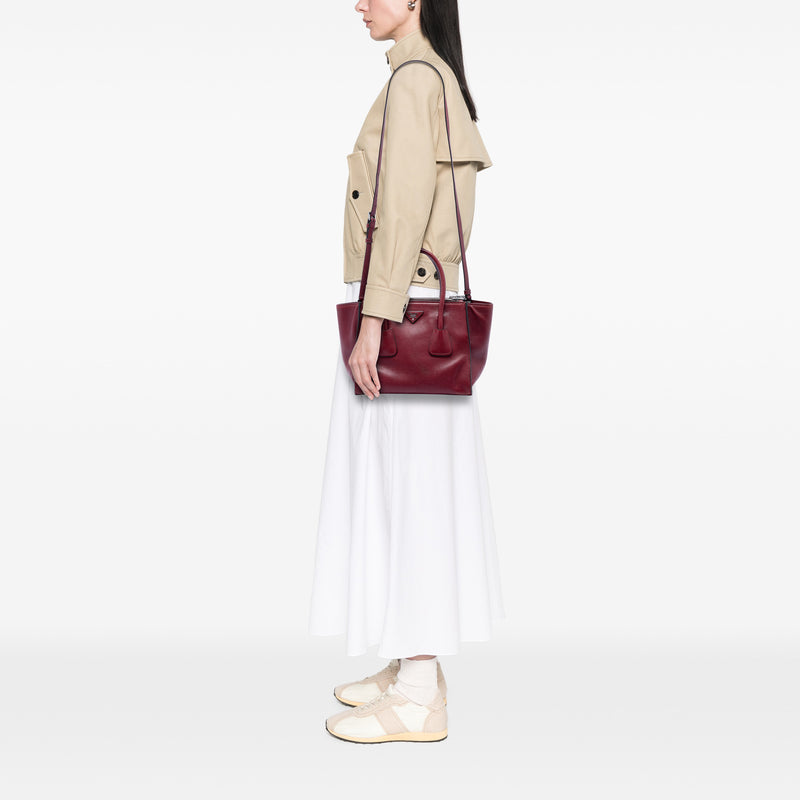 Glace Calf Twin Pocket Satchel - Image 6