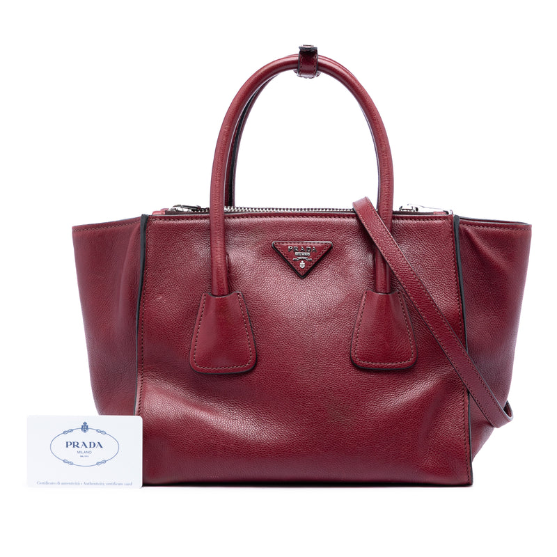 Glace Calf Twin Pocket Satchel - Image 7