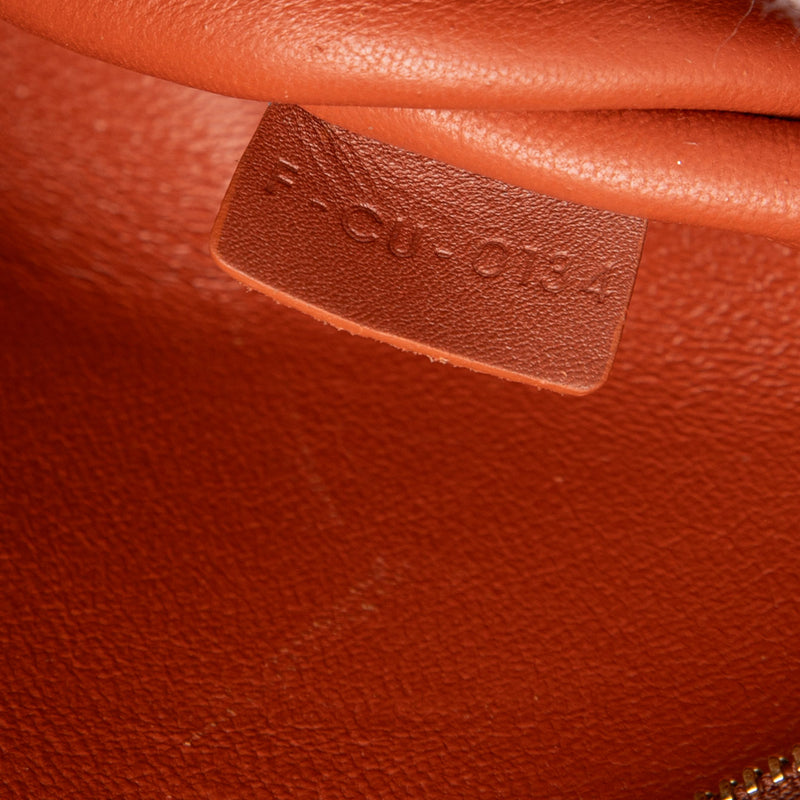 Medium Tricolor Leather Trapeze Satchel - Image 6