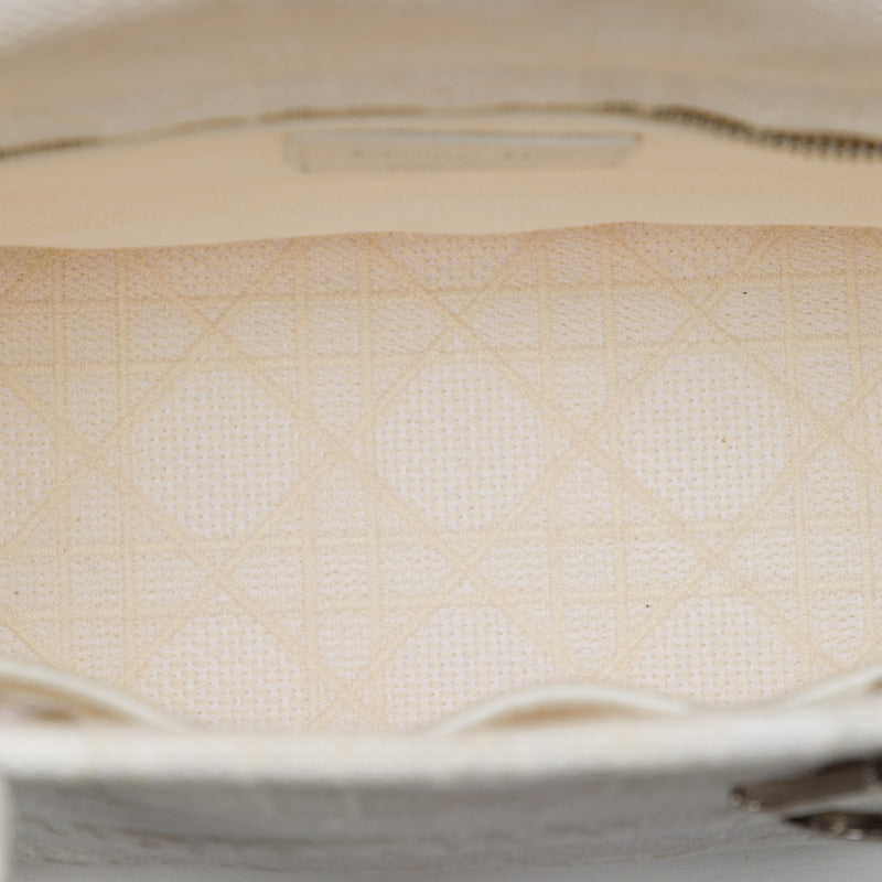 Medium Embroidered Canvas Cannage Lady D Lite - Image 4