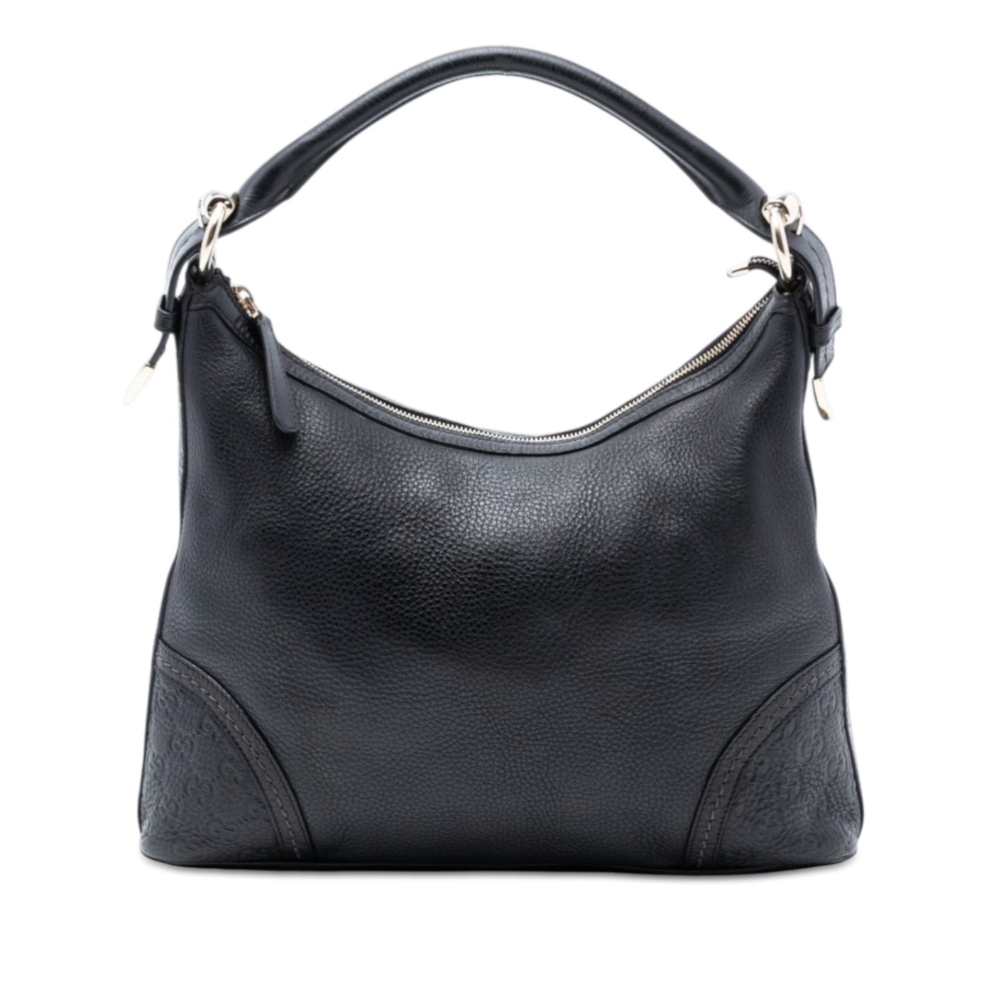 Medium Pebbled Calfskin Guccissima Trim Signoria Shoulder Bag - Image 1