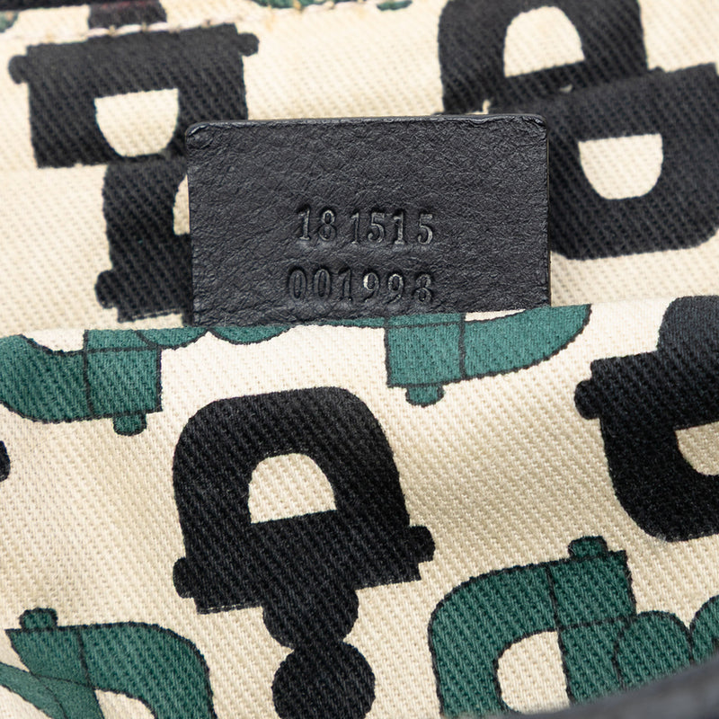 Medium Pebbled Calfskin Guccissima Trim Signoria Shoulder Bag - Image 5