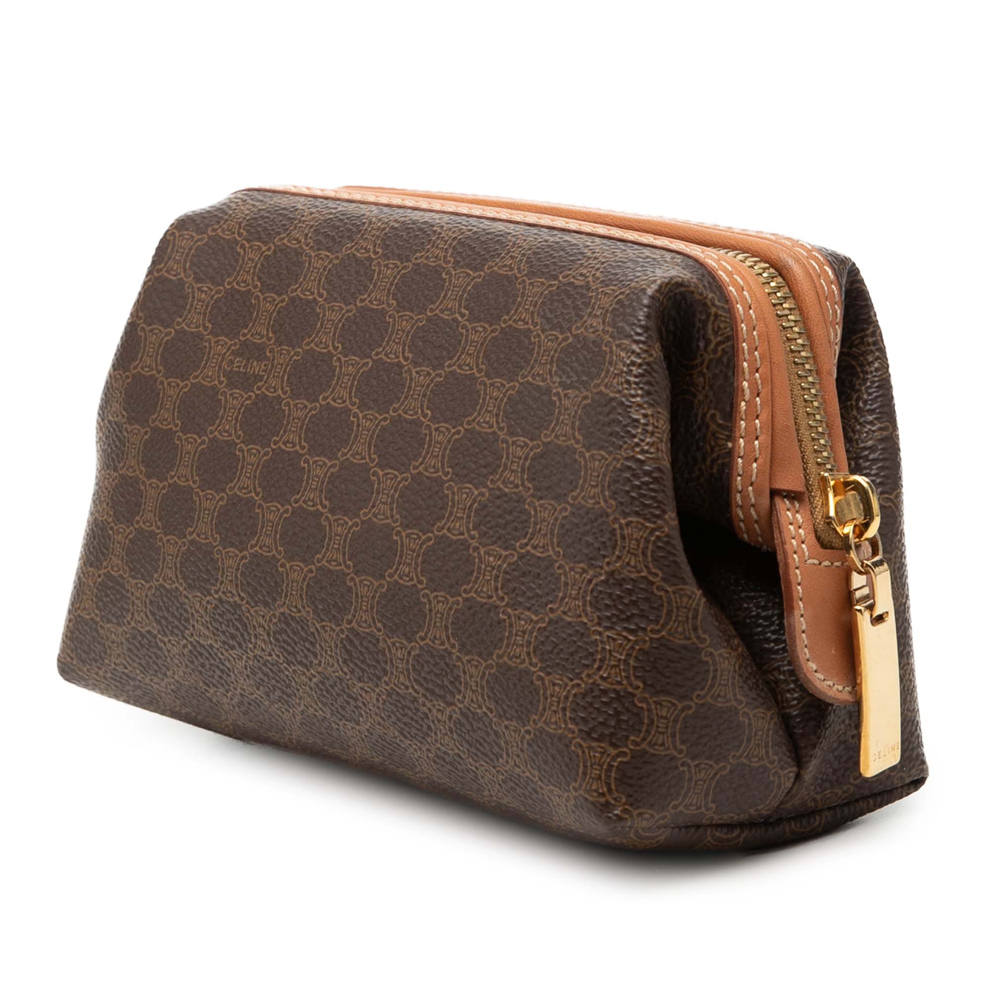 Macadam Coated Canvas Pouch - Image 2