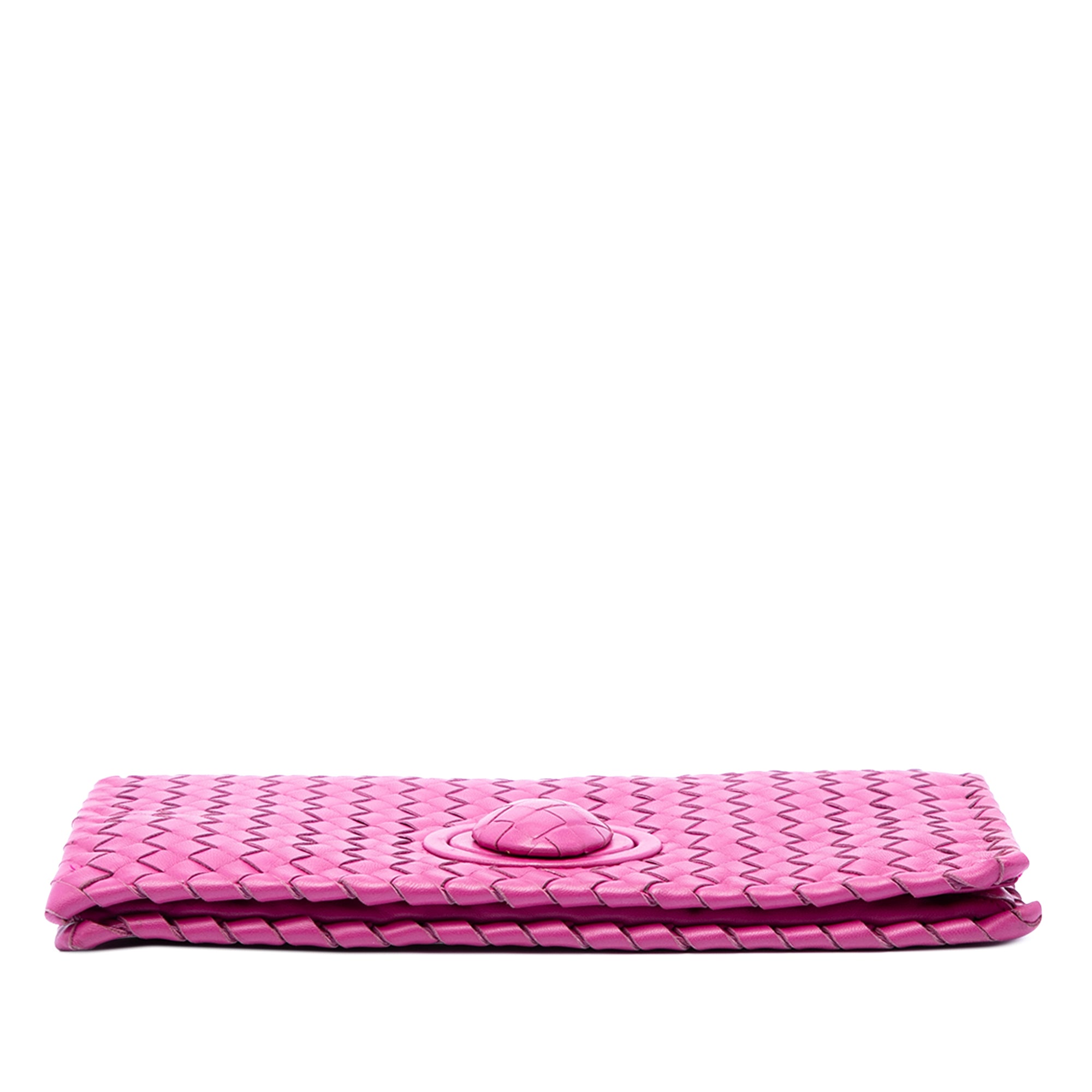 Nappa Intrecciato Turn Lock Clutch - Image 3