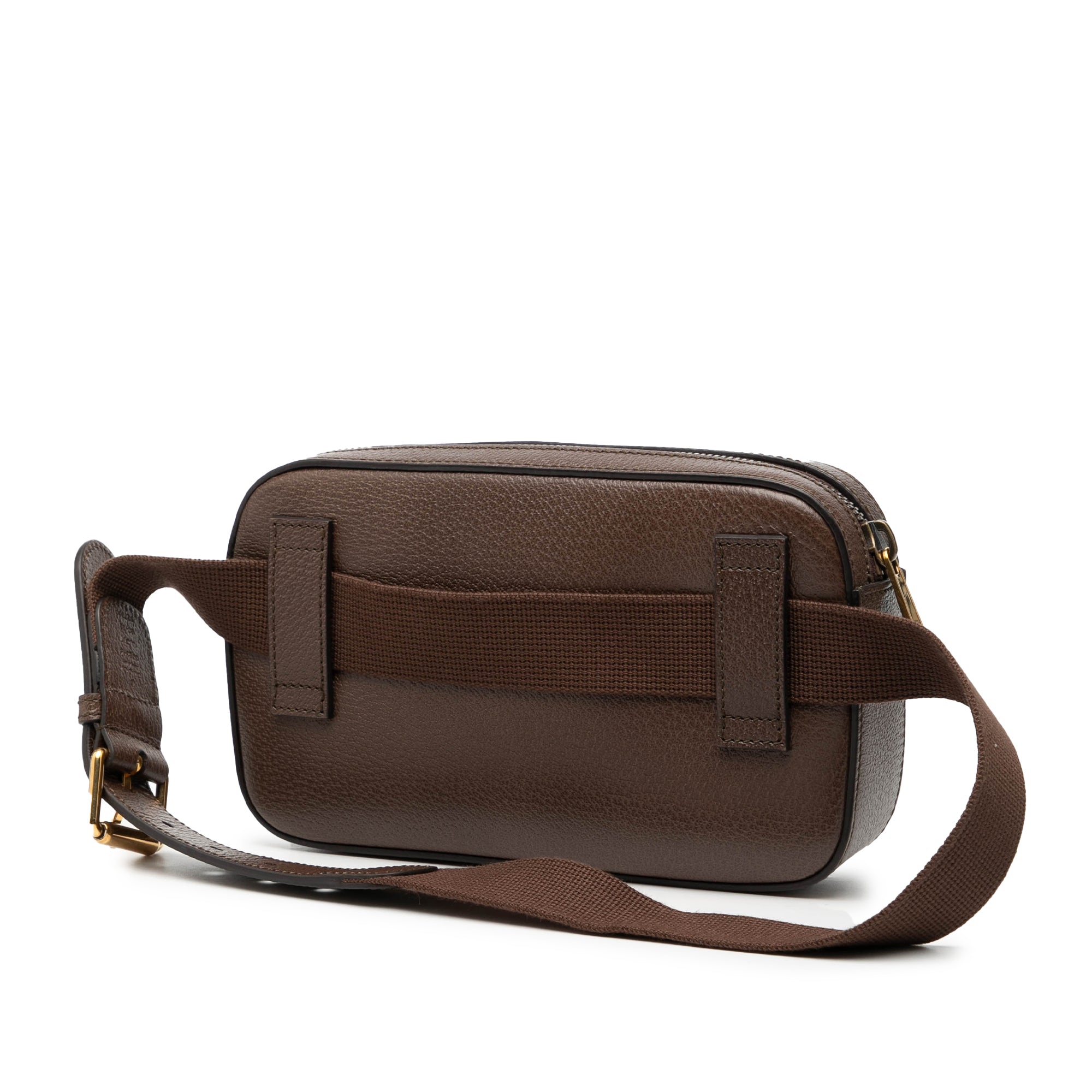 100th Anniversary Textured Dollar Calfskin Logo Belt Bag - Image 2