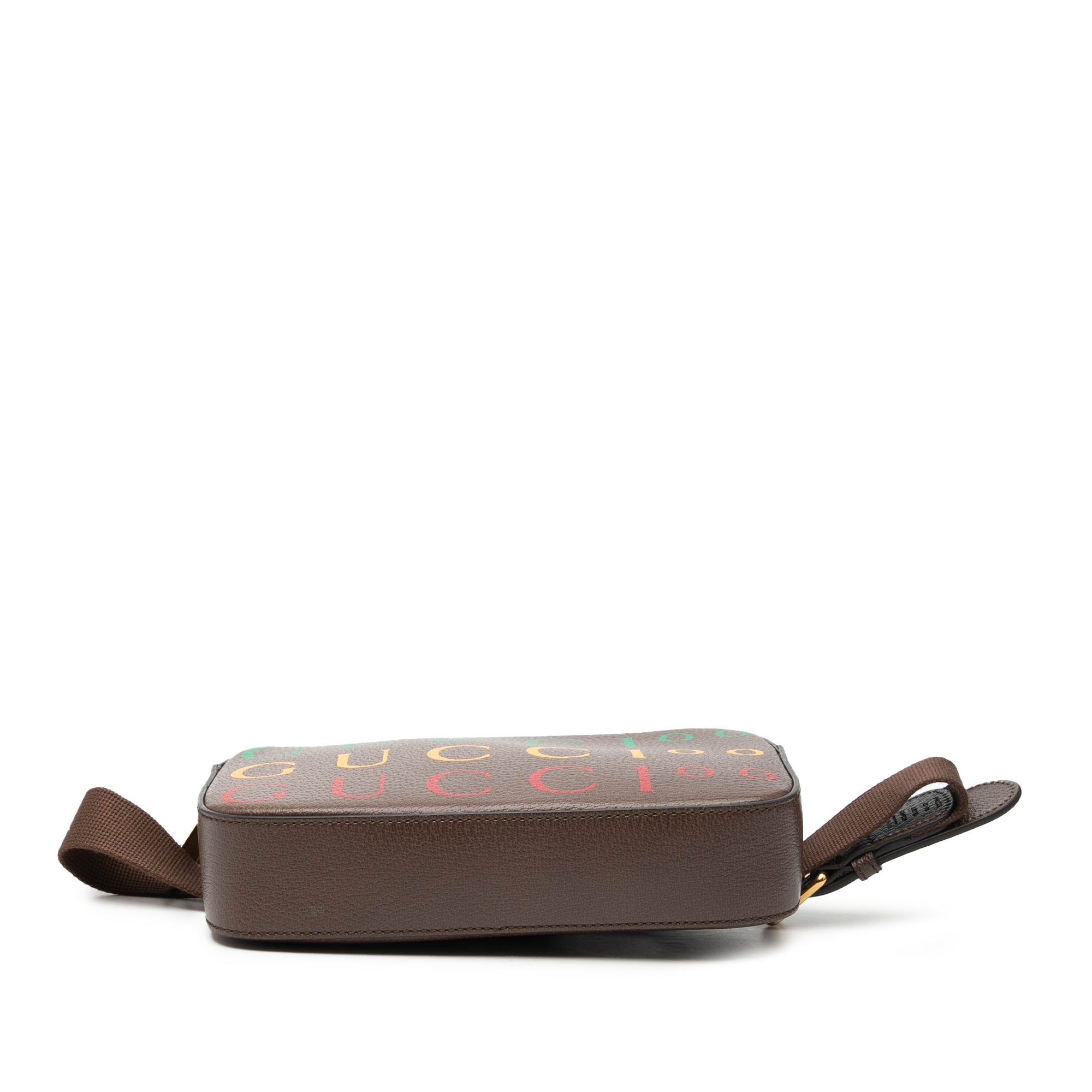100th Anniversary Textured Dollar Calfskin Logo Belt Bag - Image 3