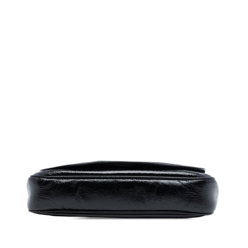 Medium Patent Soho Chain Flap Crossbody - Image 3