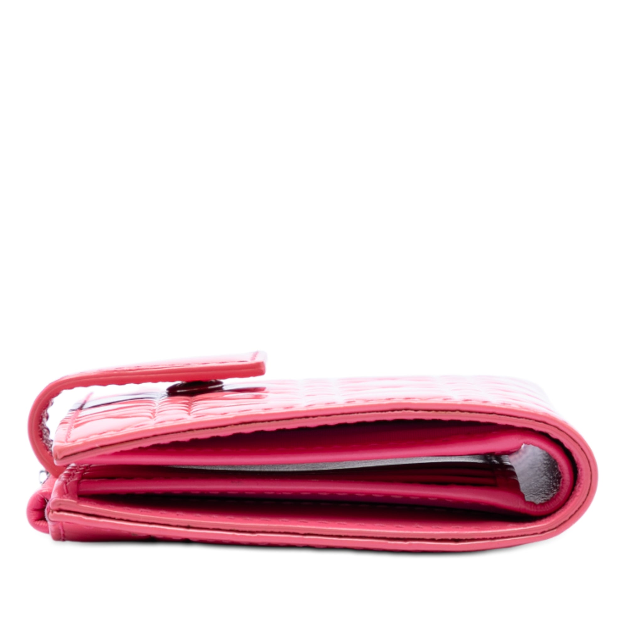 Patent Cannage Lady Dior French Wallet - Image 3