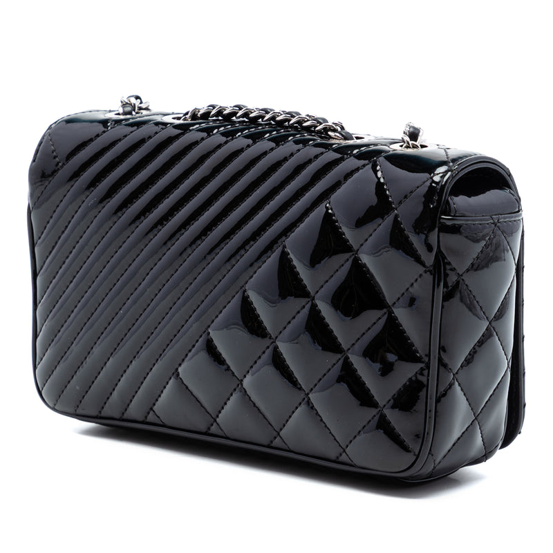 Small Quilted Patent Coco Boy Flap - Image 2