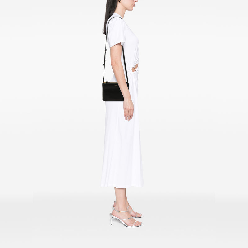 Small Lambskin Trio Crossbody - Image 7