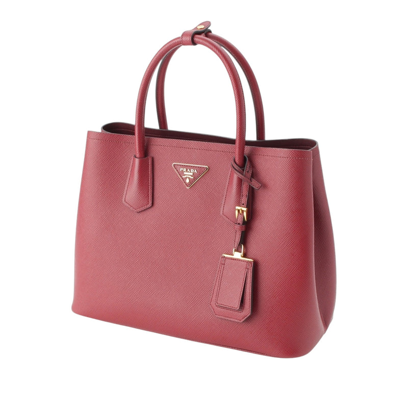Medium Saffiano Cuir Double Satchel - Image 2