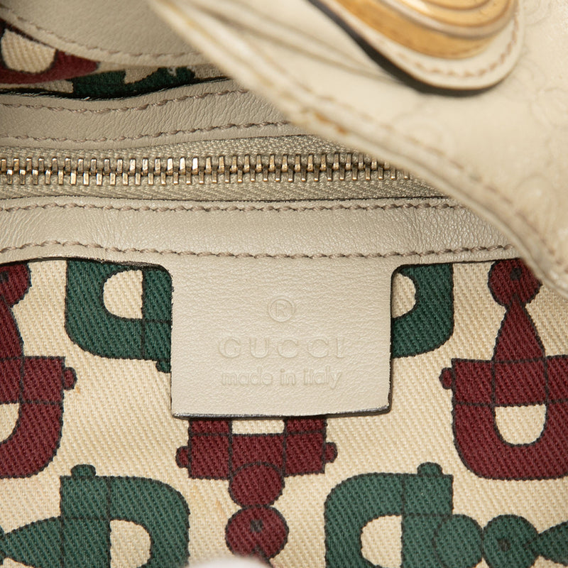 Large Guccissima Hysteria Satchel - Image 5