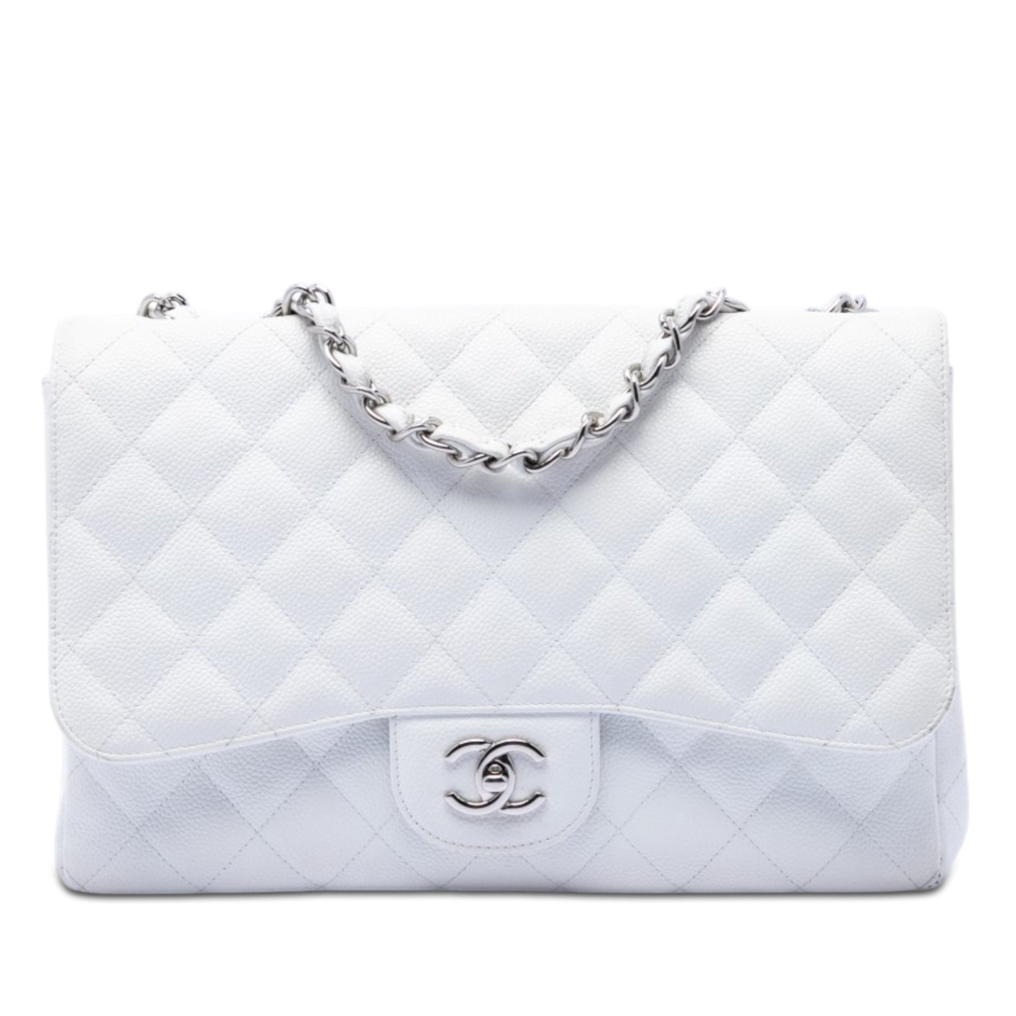 Jumbo Classic Caviar Single Flap - Image 1