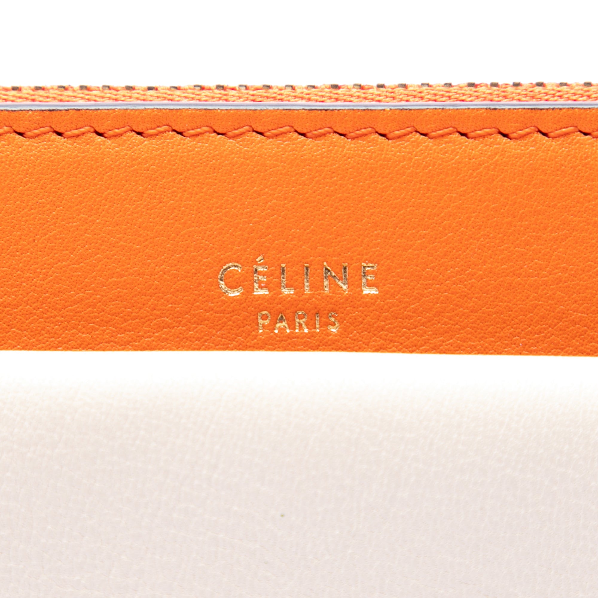 Tricolor Leather Pocket Envelope Zip Crossbody - Image 5