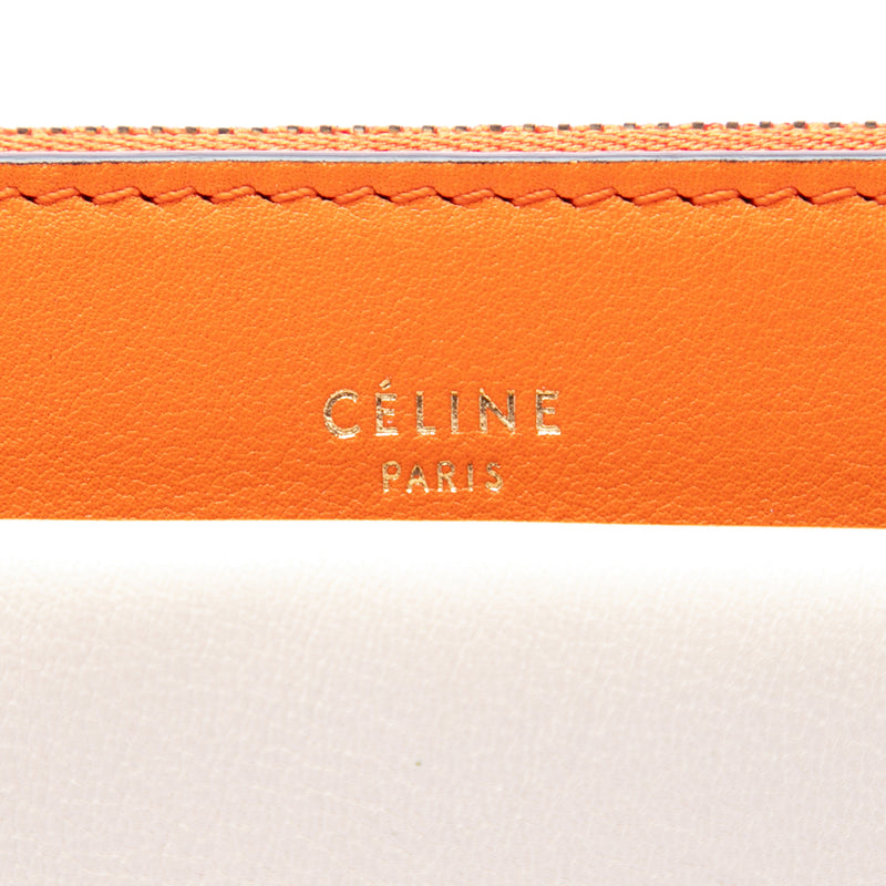 Tricolor Leather Pocket Envelope Zip Crossbody - Image 5