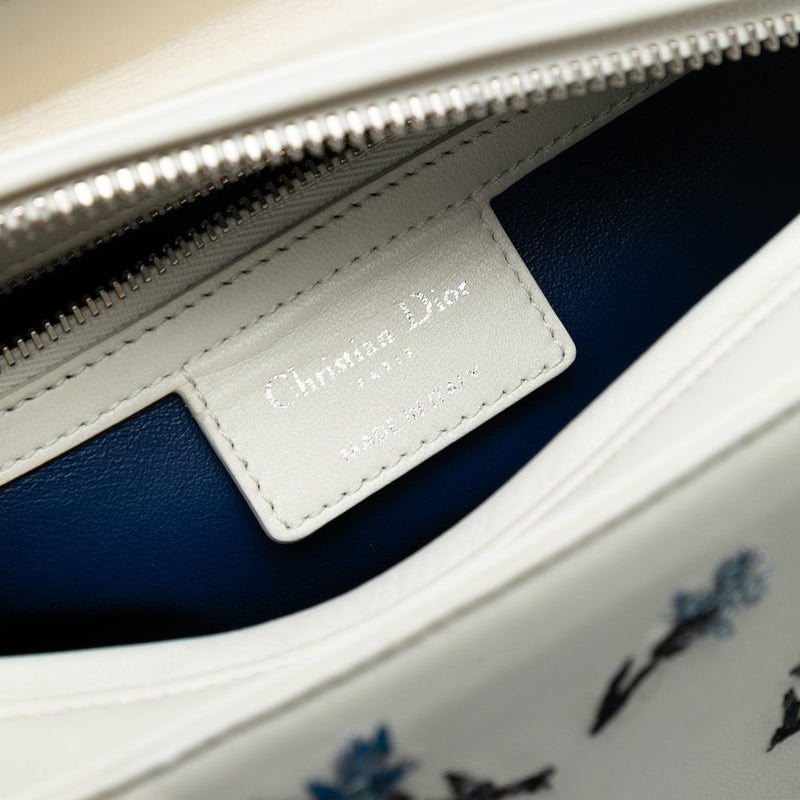Medium Lambskin Floral Sequin Lady Dior - Image 5