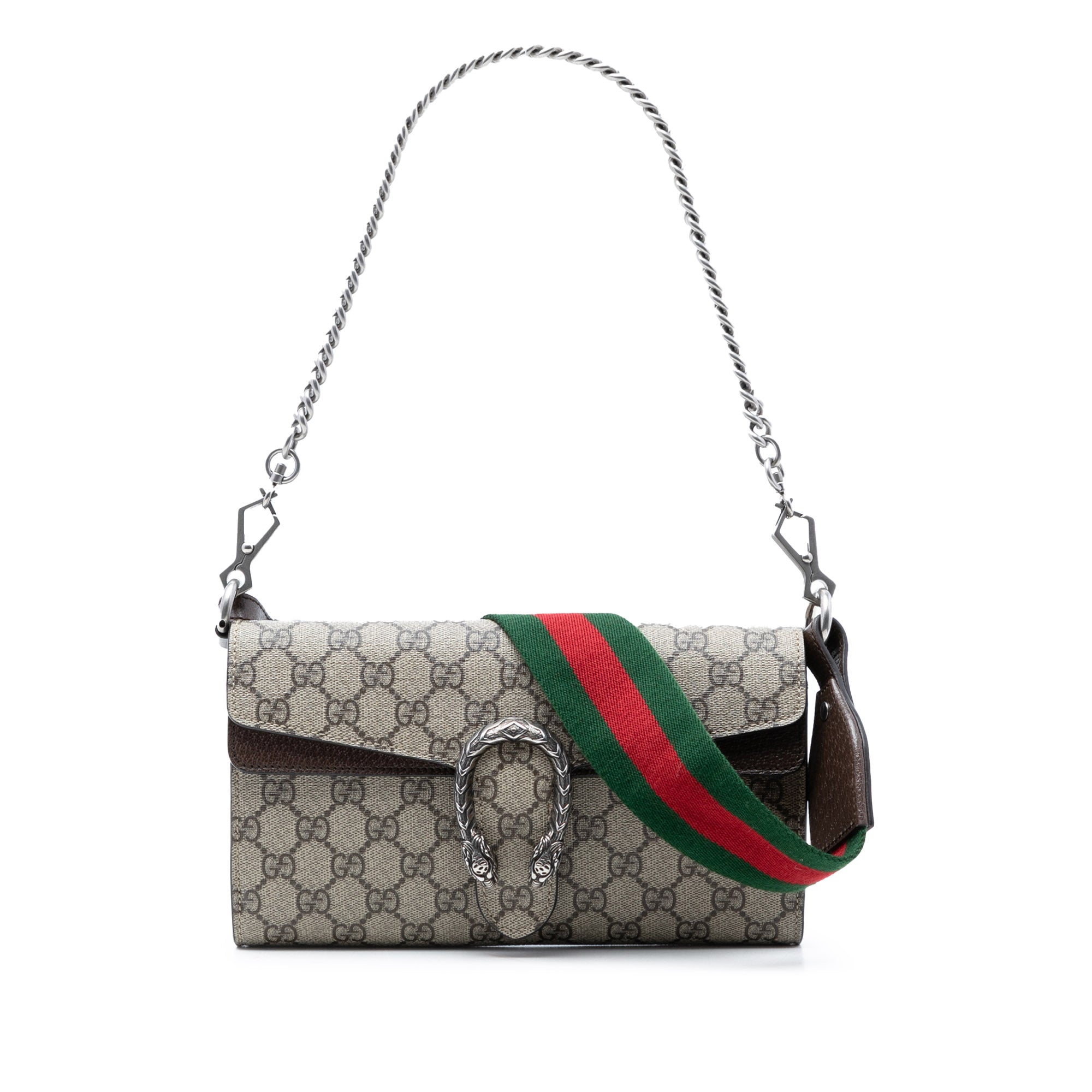 Small GG Supreme East West Dionysus Flap Bag - Image 1