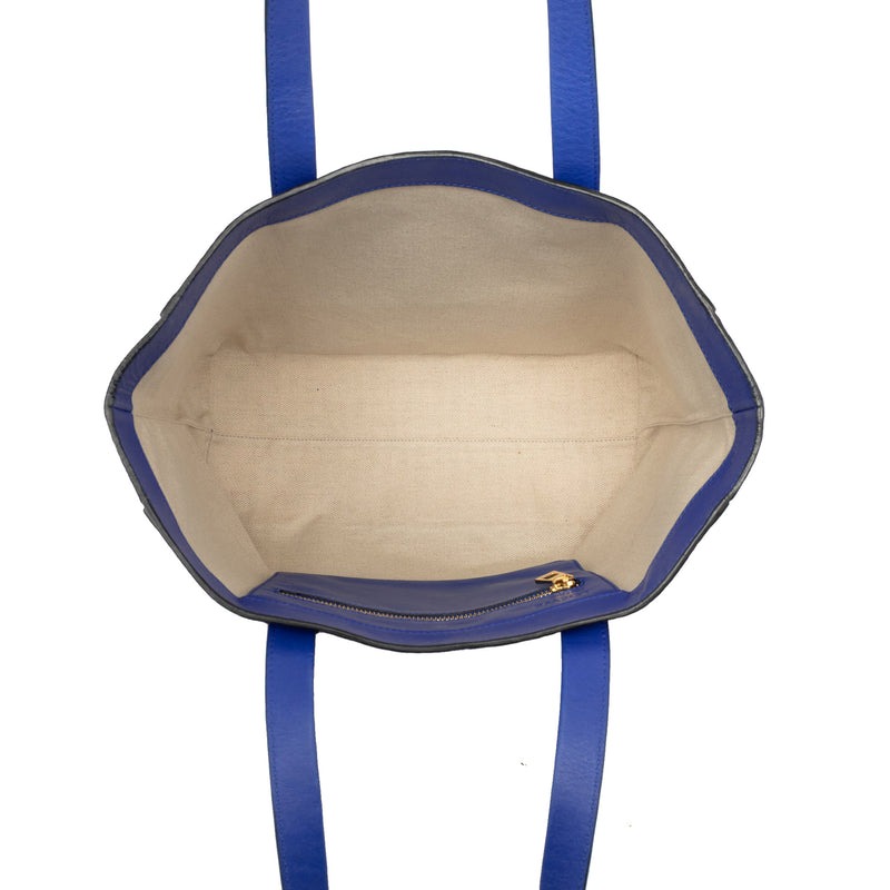 Anagram Embossed Leather T Shopper Tote - Image 4