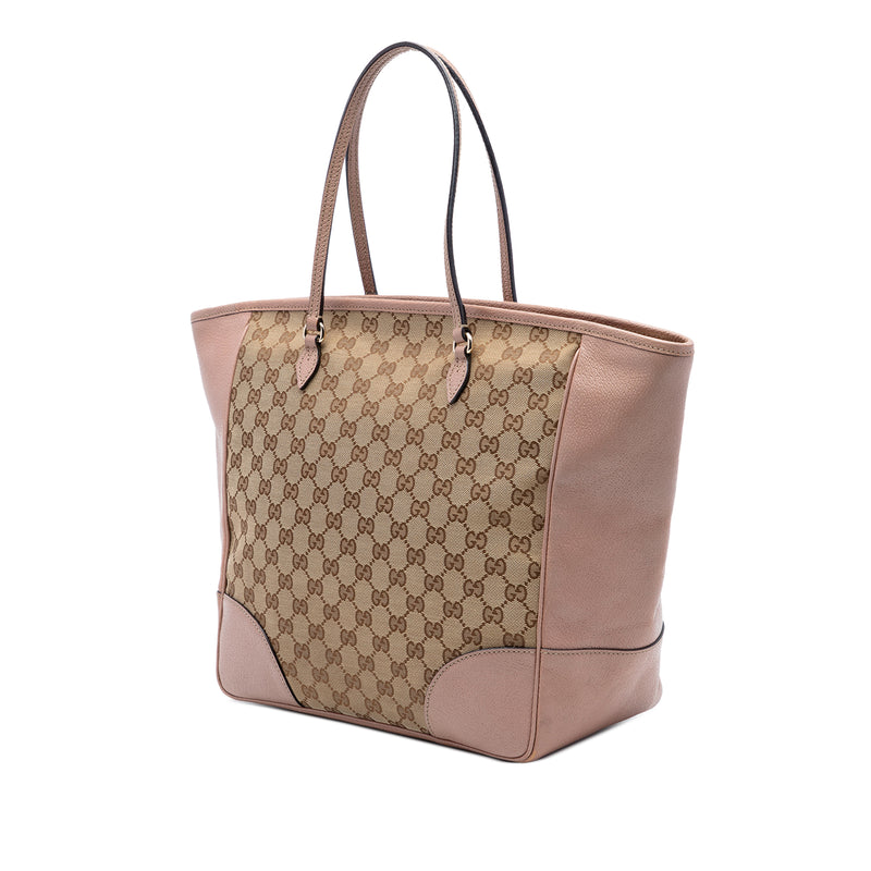 GG Canvas and Leather Bree Tote - Image 2