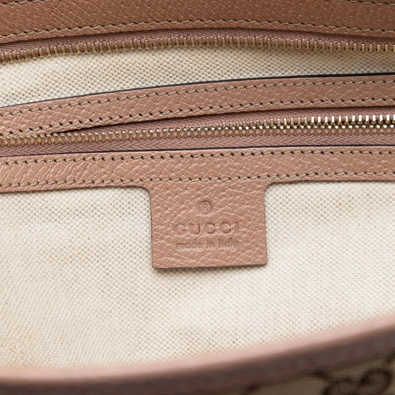 GG Canvas and Leather Bree Tote - Image 5