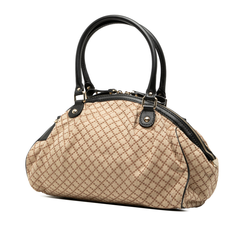 Diamante Canvas Sukey Satchel - Image 2