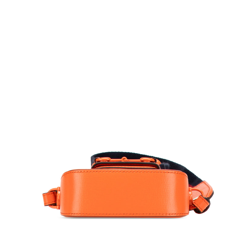 Mini Leather Horsebit 1955 Web Satchel - Image 3