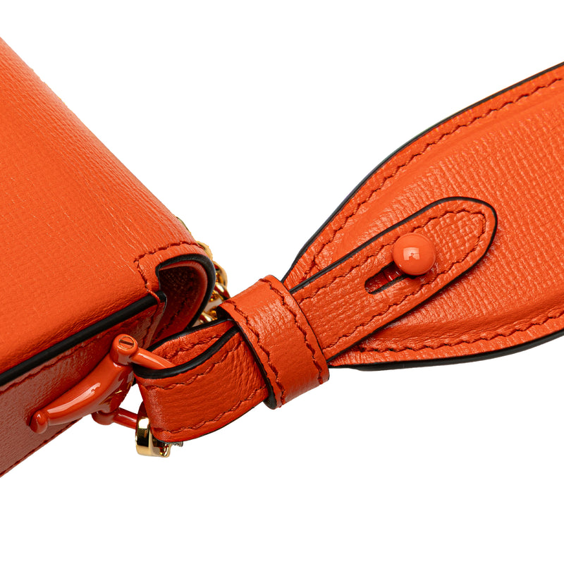 Mini Leather Horsebit 1955 Web Satchel - Image 9