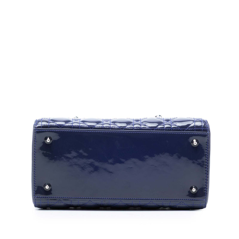 Medium Patent Cannage Lady Dior - Image 3