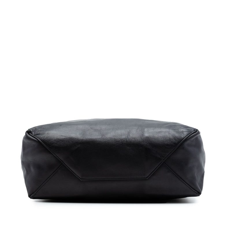 Bicolor Leather Vertical Cabas Tote - Image 3