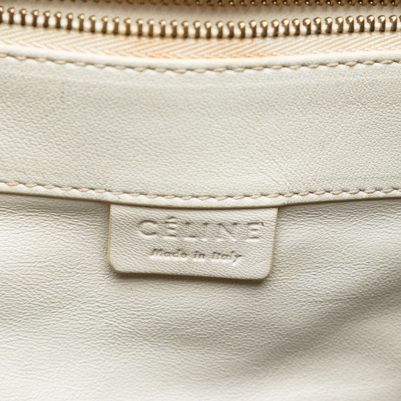 Bicolor Leather Vertical Cabas Tote - Image 5