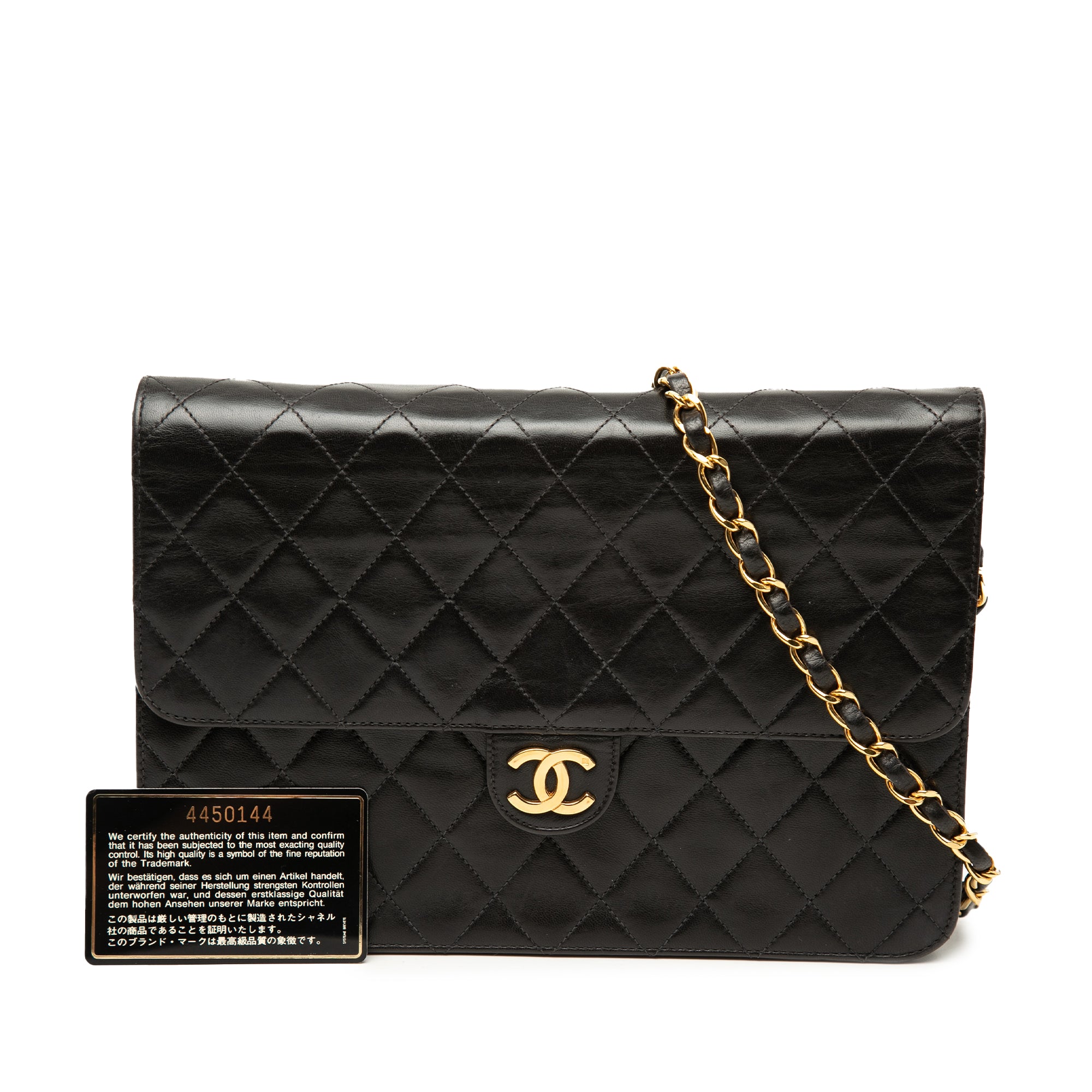 Medium CC Quilted Lambskin Single Flap - Image 9