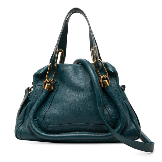 Small Pebbled Leather Paraty Satchel - Image 1