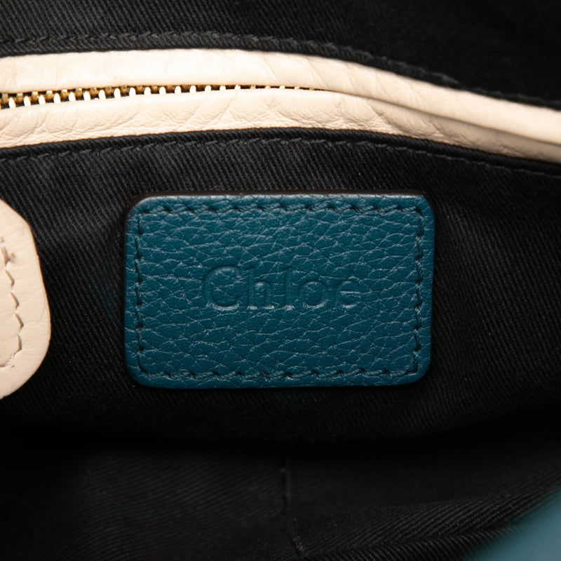Small Pebbled Leather Paraty Satchel - Image 5
