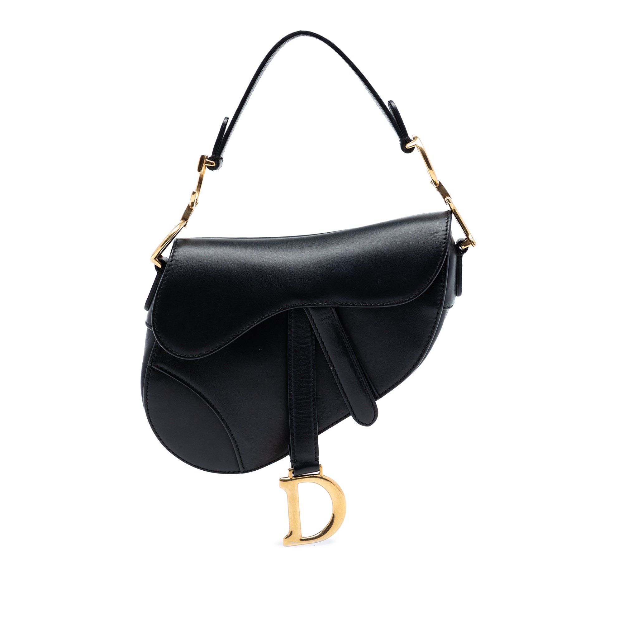 Mini Smooth Calfskin Saddle Bag - Image 1