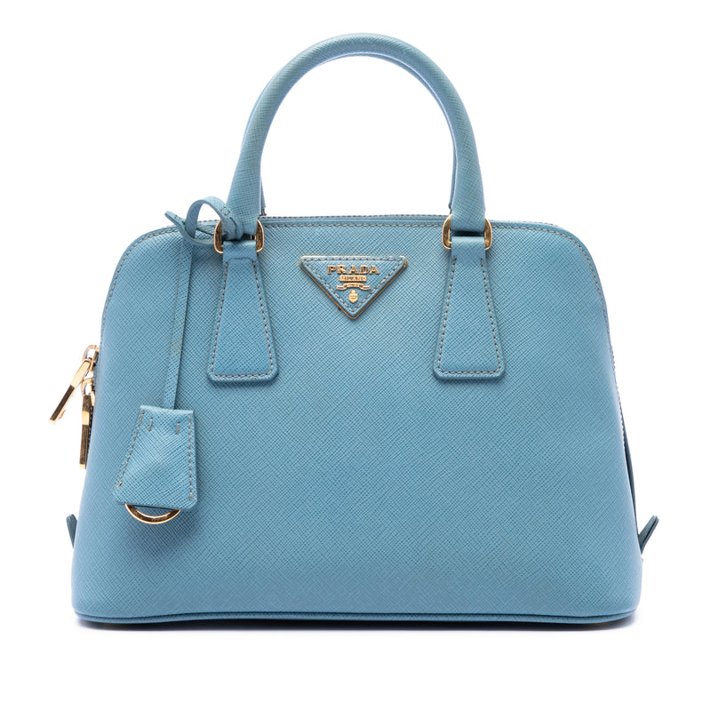 Small Saffiano Lux Promenade Satchel